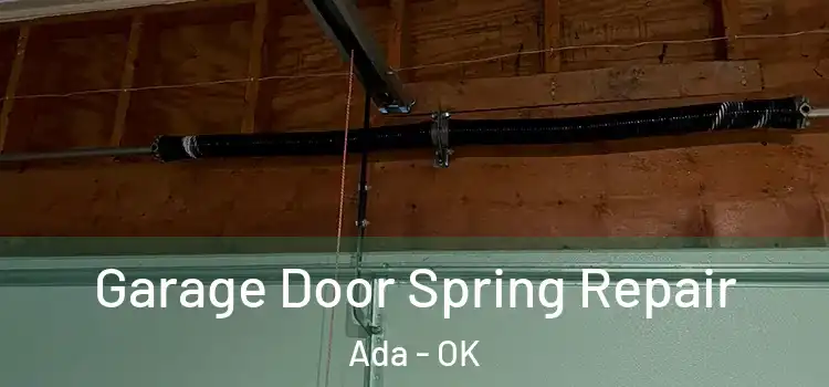  Garage Door Spring Repair Ada - OK