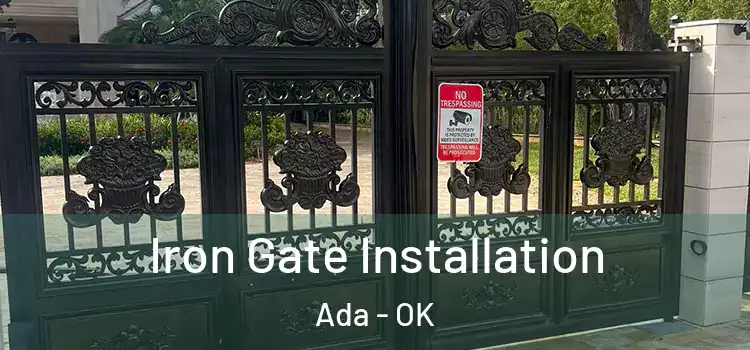 Iron Gate Installation Ada - OK
