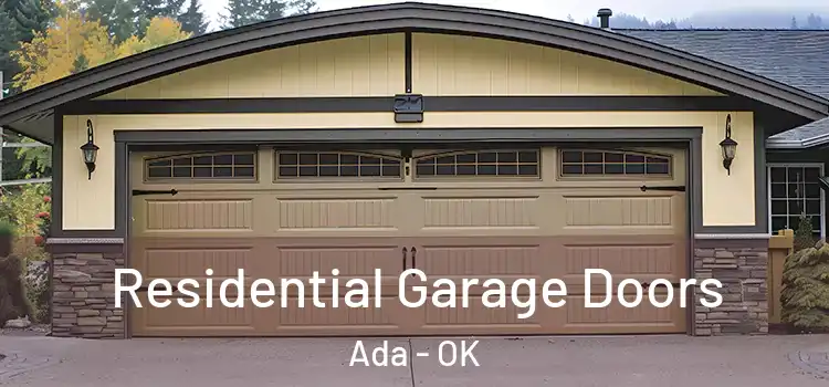  Residential Garage Doors Ada - OK